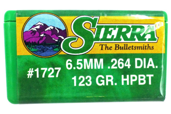 HORNADY Automatic Primer Feed Projectiles SIERRA match King .264 123gn (6.5mm)