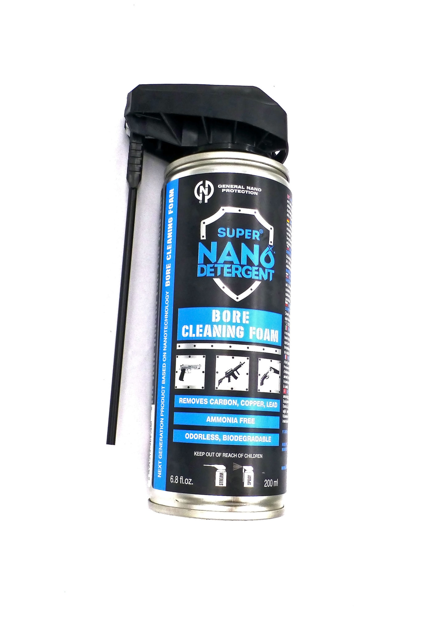 Super NANO DETERGENT Bore cleaning foam 200ml Atelier d'Armurerie