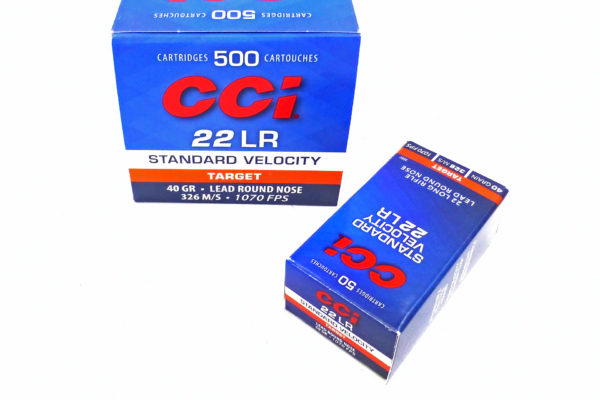 Cartouches CCI Standard 22LR, rabais de quantité : dès Frs. 5.75/50pc Cartouches CCI Standard 22LR, rabais de quantité : dès Frs. 5.75/50pc