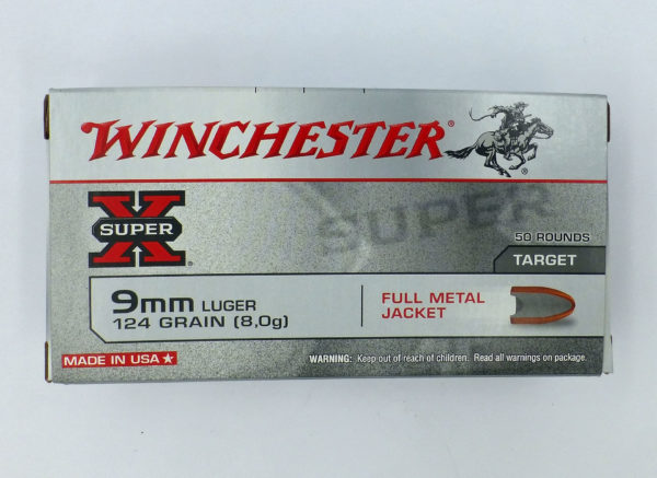 Cartouches WINCHESTER 9para Target Cartouches WINCHESTER 9para Target