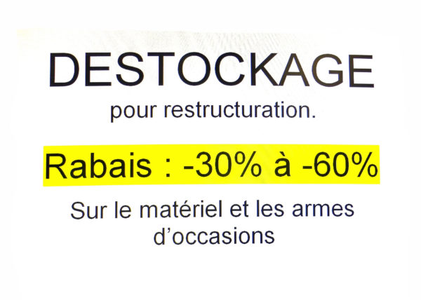 Grand DESTOCKAGE Grand DESTOCKAGE