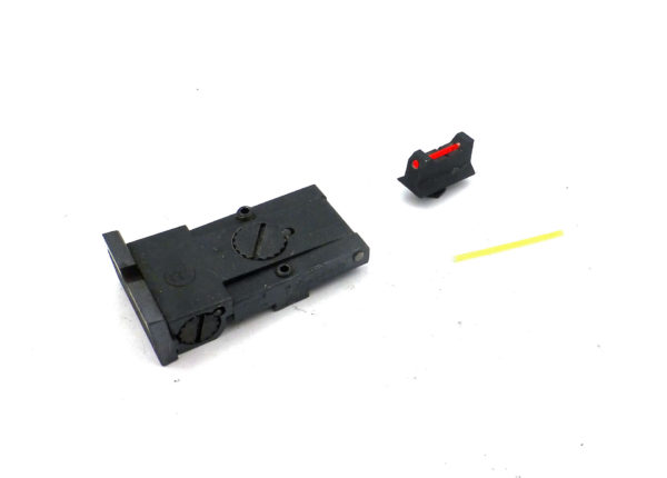 Visée BO-MAR BMGL pour Glock + guidon Fibre