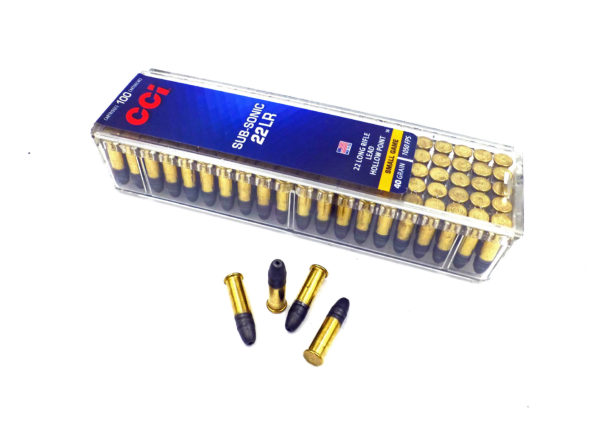 Cartouches CCI Subsonic HP 22LR, dès Frs. 17.-/100pc Cartouches CCI Subsonic HP 22LR, dès Frs. 17.-/100pc