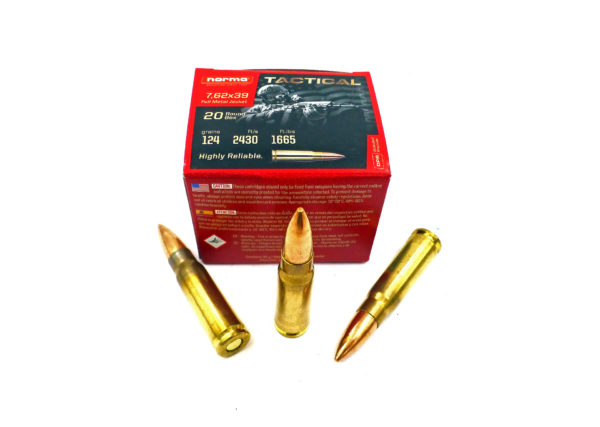 Cartouche NORMA TAC 7.62×39 dès 59ct/pc Cartouche NORMA TAC 7.62×39 dès 59ct/pc